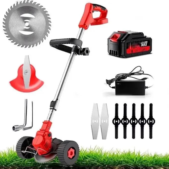 Газонокосарка, садовий триммер 2 акб 48V